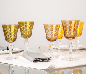 Copa Vino, diseño: “Cuttings”. 3 colores disponibles.