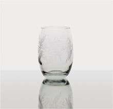 Cargar imagen en el visor de la galería, Vaso Provenzal Agua o Jugo / Tallado &quot;Flor y Espigas&quot; o “Estrellas”
