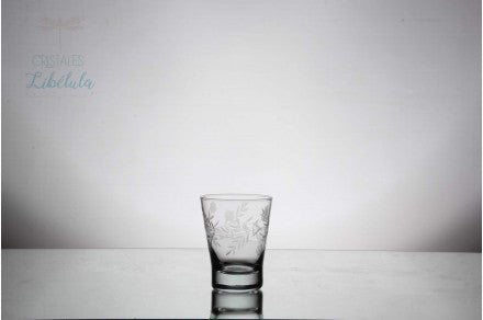 Vaso Bajo Agua o Jugo / Tallado 