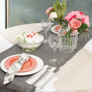 Set 6 copas vino, diseño: “Flor y Espigas”.