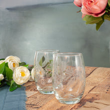 Cargar imagen en el visor de la galería, Set 6 Vasos Provenzal / Tallado &quot;Flor y Espigas”.