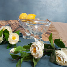 Cargar imagen en el visor de la galería, Set 6 Copones postre individuales / Diseño &quot;Flor y Espigas&quot;