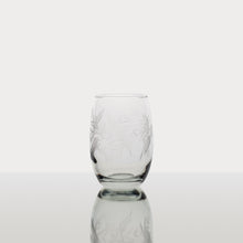 Cargar imagen en el visor de la galería, Set 6 Vasos Provenzal / Tallado &quot;Flor y Espigas”.